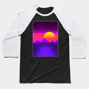 Synthwave Baseball T-Shirt